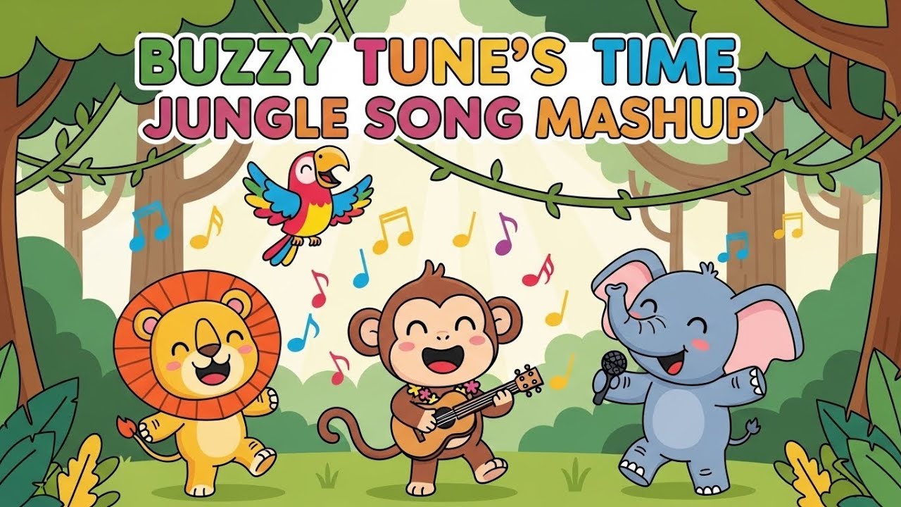 Buzzy Tune’s Time Jungle Song Mashup | 10 Minutes of Jungle Fun - YouTube