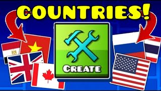 Countries Compete in a Geometry Dash Building Contest!
