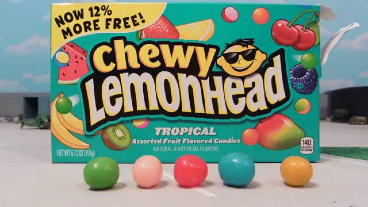 Chewy Lemonhead candy review! YouTube