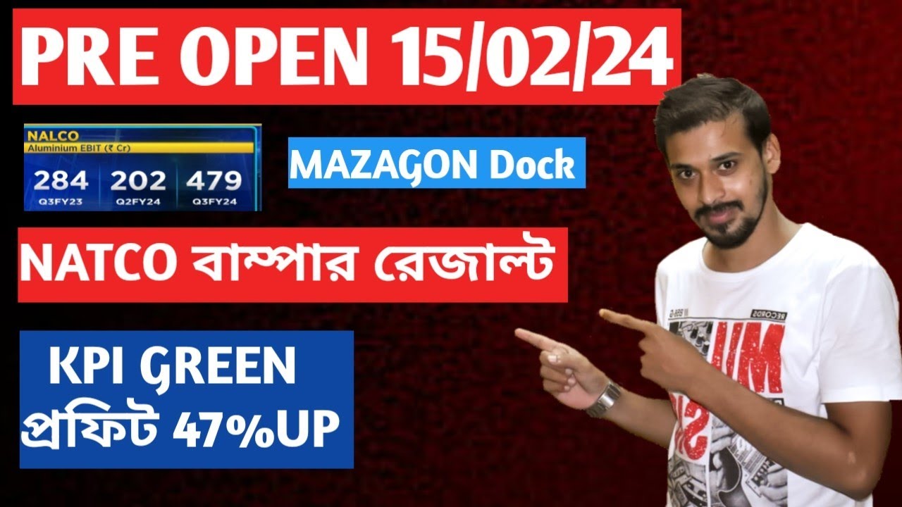 PRE OPEN MARKET 15 02 2024 YouTube Pre open market 15 02 2024 youtube
