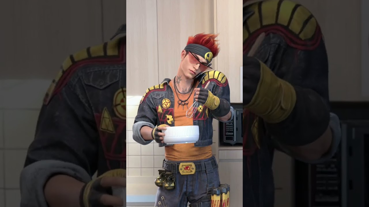 Alvaro's cooking is too hot for Kelly...💥 tiktok.com/@freefire_kelly_official