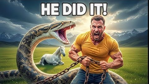 Brave Man Fights GIANT PYTHON Barehanded to Save his 