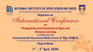 International Conference on Perspectives and Innovations in Open and Distance Learning screenshot 2