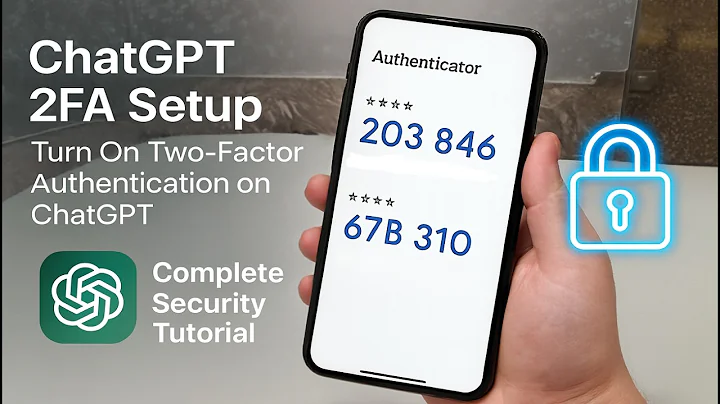 How to Enable 2FA on ChatGPT | Secure Your OpenAI Account Step-by-Step