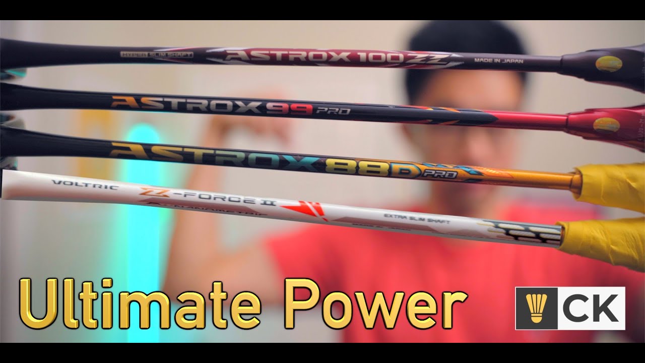 Best Power Yonex Badminton Racket | Yonex Astrox 100ZZ vs