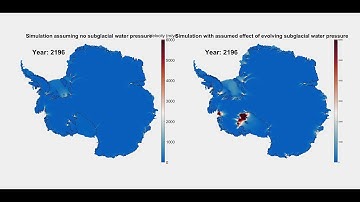 Simulated Antarctic ice velocity over 2015 -2300 using Elmer/Ice ice sheet model