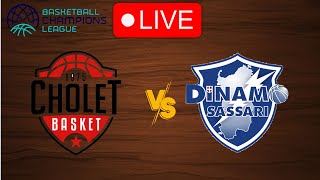 🔴 Live: Cholet vs Sassari | Basketball Champions League 2023-2024 | Live Play by Play Scoreboard