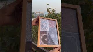 pyare islamic frames se apne ghr ki raunak badhai #india #art #islamicvideo #craft #pashmina #frame