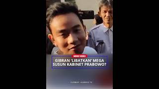 EKSPRESI tak Biasa Gibran Dicecar Kemungkinan Megawati dalam Menyusun Kabinet!｜Tribun MedanTV