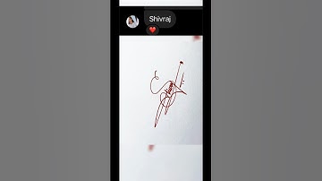 Shivraj name signature | signature in college short video #viral #signature #shorts #art @BhaWin5