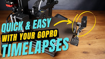 Amazing 3D Printing Timelapses with GoPro Hero Mount | Creality CR-6 SE & CR-10 MAX & Many More