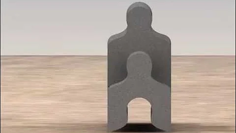 Interlocking concrete blocks