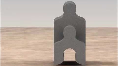 Interlocking concrete blocks