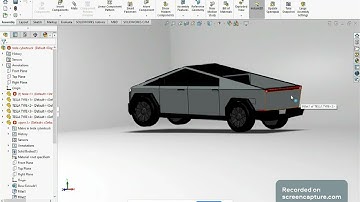 TESLA CYBERTRUCK made on solidworks