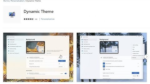 Dynamic Theme  -  Windows 10 & 11 - must have Windows app for your Lock Screen and background