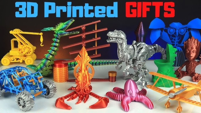 3D Printed Articulated Crystal Dragon