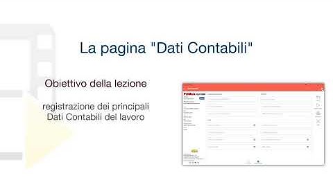 Tutorial PriMus-PLATFORM - La pagina Dati Contabili - ACCA software