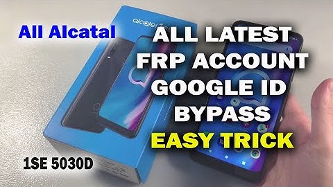 Alcatel 1SE 5030D 32GB Remove google account, Bypass FRP. Without PC!!!