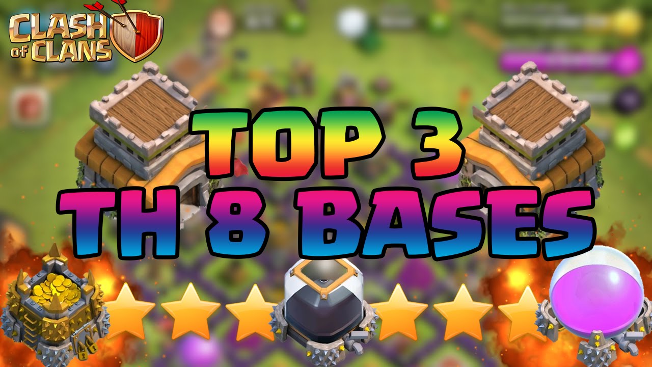 Clash Of Clans BEST Town Hall 8 (TH8) Defense Strategy FARMING/WAR ...