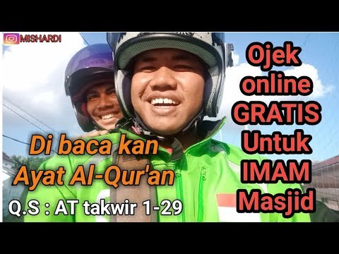 Ojek Online gratis untuk Imam Masjid.. #prankojol #ojolsyariah #ojolberbagi