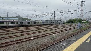 E235系久里浜駅留置線発車