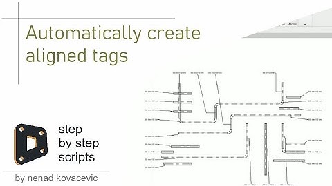 Dynamo - Automatically create aligned tags