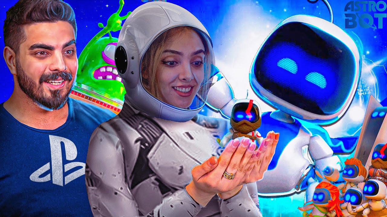چی میشه اگه همسرت بهترین بازی سال رو تجربه کنه 🔥 Astro Bot Let's Play