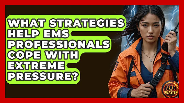 What Strategies Help EMS Professionals Cope With Extreme Pressure? - Man vs. Disaster