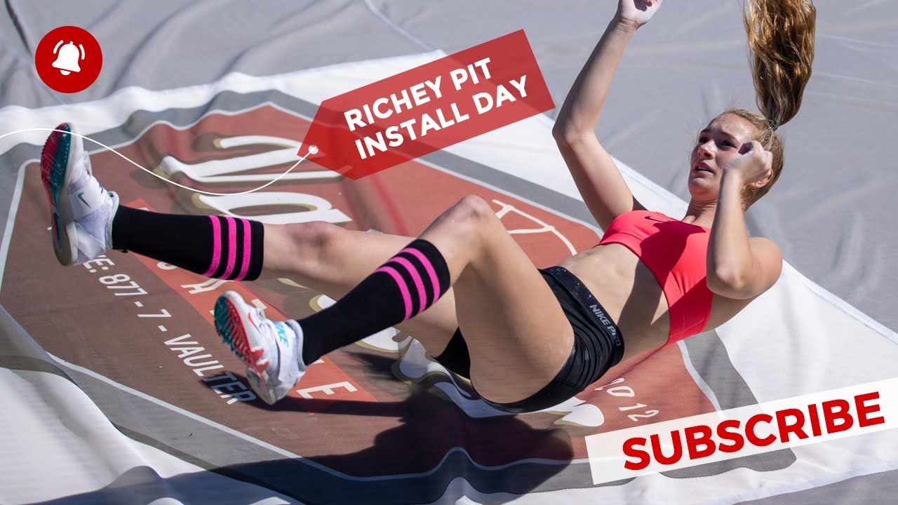 Vaulter Magazine Richey Pit Install 2021 for Pole Vault YouTube