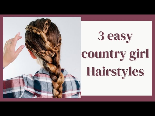 Stunning Hairstyles for Country Girl Weddings