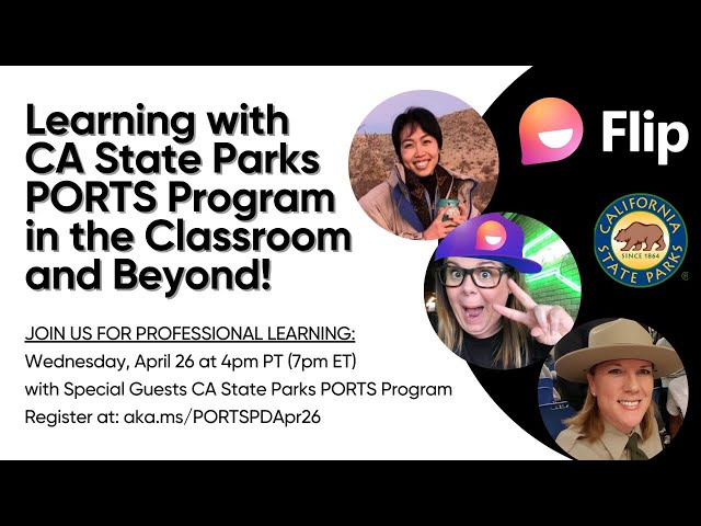 Learning with CA State Parks PORTS Program in the Classroom and Beyond! class=