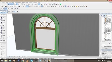ARCHICAD WINDON DECORATION  MORPH TOOL