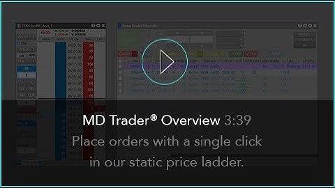 MD Trader® Overview | TT® Futures Trading Platform