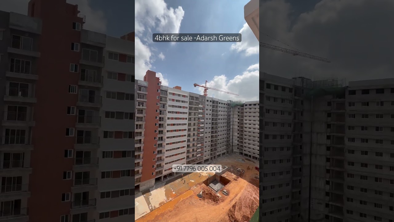 Luxury 4bhk for sale in adarsh Greens ,Kogilu | 7796 005 004 | 