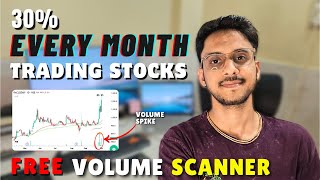 How I Pick the Right Stocks for Swing Trading (30%+ Returns) | Find Volume Spike Stocks for FREE