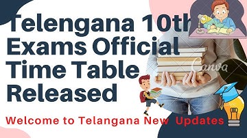 Telangana SSC 2020 time table out, exams from June 8 ll Telangana SSC Exam Time Table 2020 llupdates