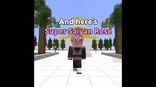 How to go Super Saiyan Rose in Minecraft - Dragon Ball Super screenshot 4