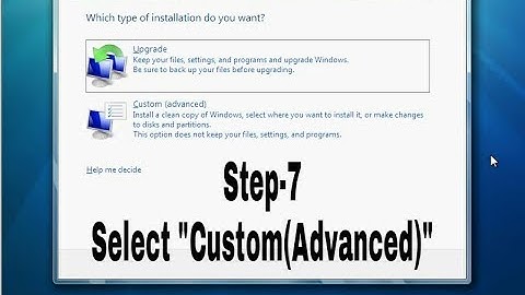 How to Format and Clean Installation of Windows 7