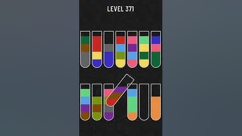 Water Sort Puzzle Level 371 Walkthrough Solution Android/iOS 💦