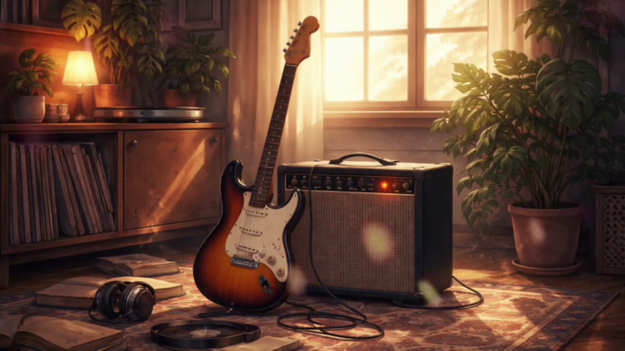Study Music; safe for work; sfw; relaxing; feel good music; lofi guitar