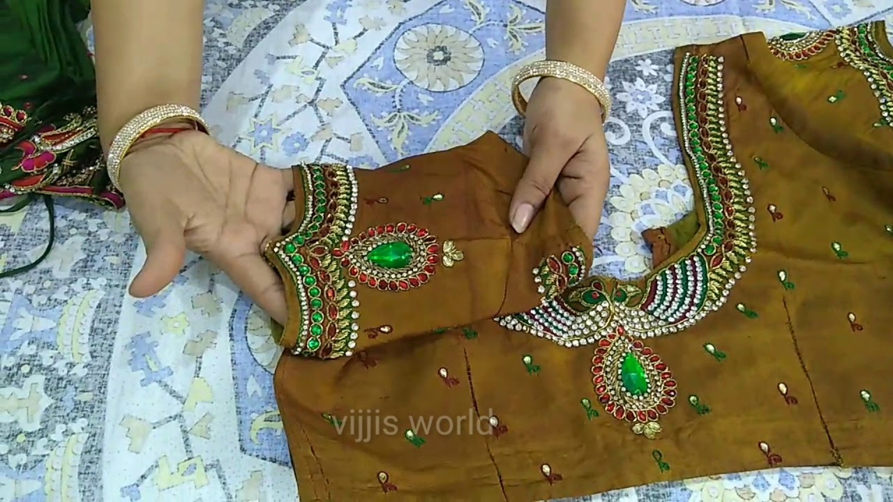 arya work blouse designers • ShareChat Photos and Videos