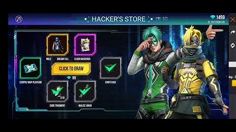 New Hacker Store bundle  Jack Of 4 Trades  || Free Fire || #BOOYAYTEAMXGAMER