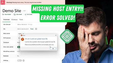 LocalWP missing hosts entry error Fixed - Uh oh! Could not update hosts file - 100% works