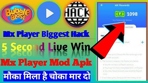 Bubble Blast mx player hack || Mx player Unlimited Trick || Bubble Blast || NRM Technical