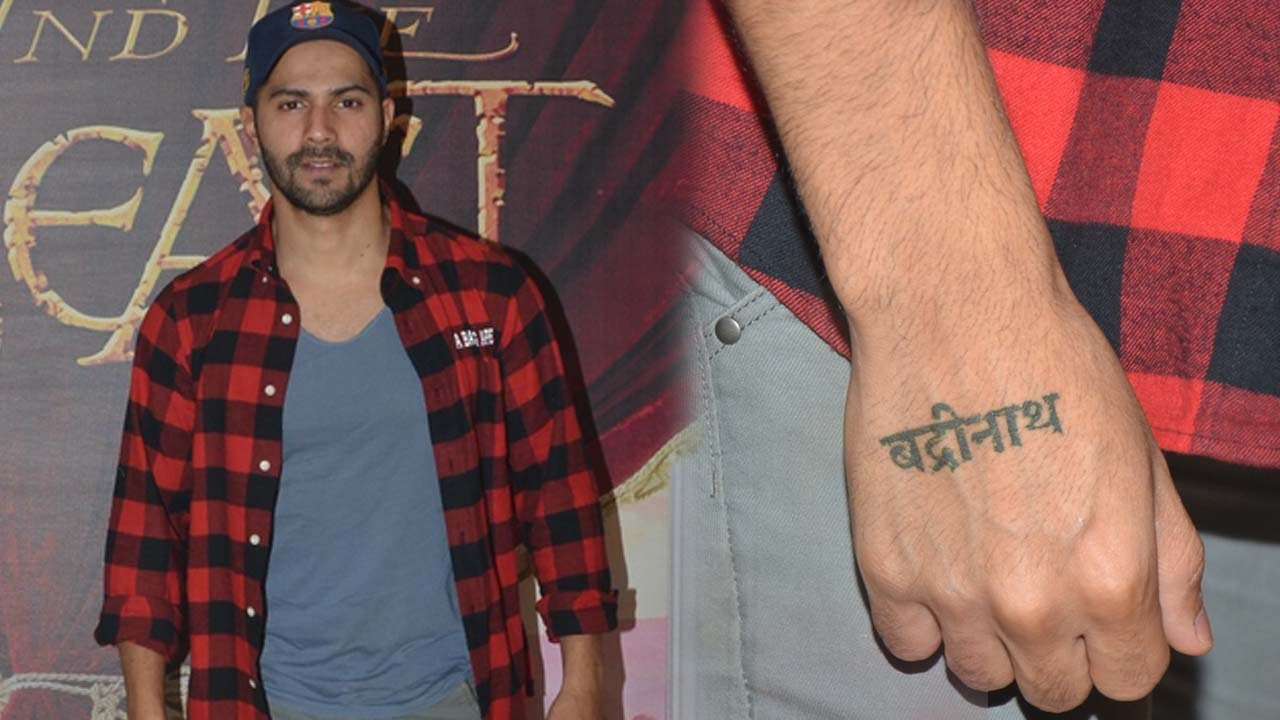 Varun Dhawan gets a new tattoo