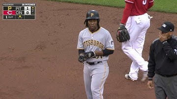 PIT@CIN: Ngoepe rips an RBI double into the gap