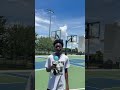 Waden Charles host Football camp Camper Anterious Thomas is interviewed by C2
