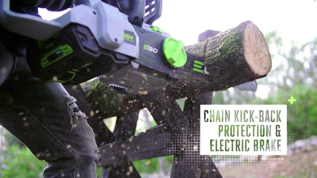 EGO Chain Saw YouTube