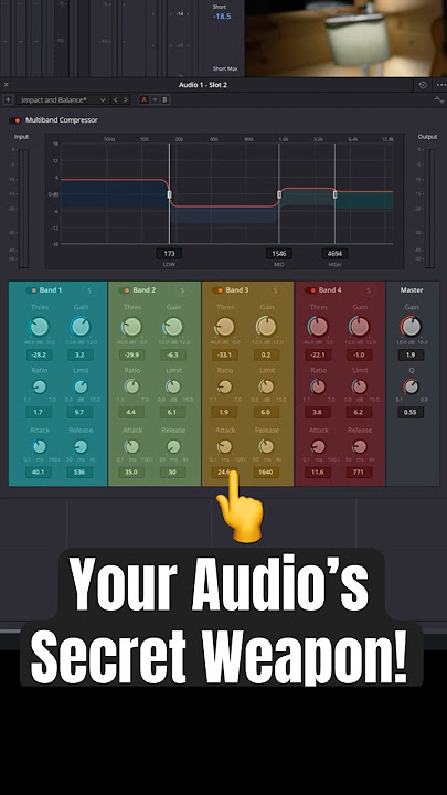 IMPROVE Your Audio with Multiband Compression - DaVinci Resolve