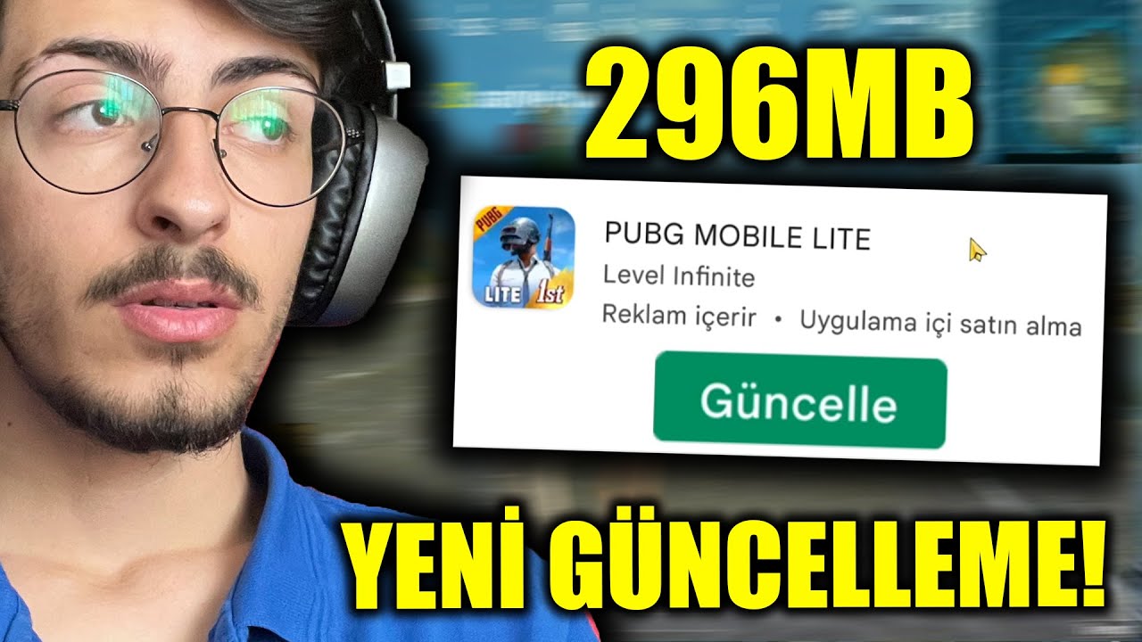 296MB YENİ GÜNCELLEME GELDİ! YENİ SÜRÜM TÜM HERŞEY! PUBG Mobile Lite